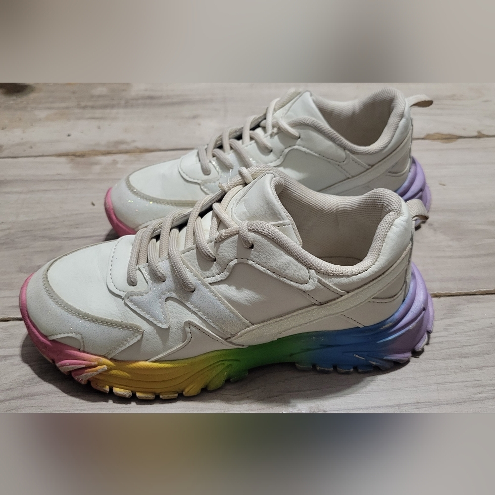 FabKids Rainbow Sole Sneakers